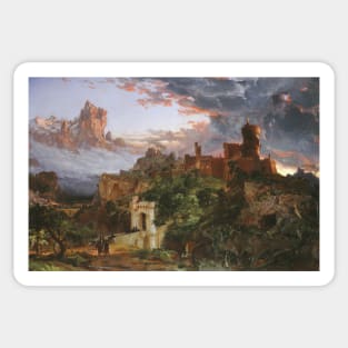 The Spirit of War by Jasper Francis Cropsey Sticker